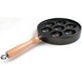 7 Hole Round Cast Iron Muffin Baking Pan